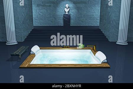 Badewanne Stockfoto