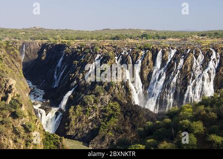 Ruacana Falls, Cunene River, Namibia, Afrika Stockfoto