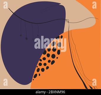 Bunte Hintergrund mit Kamel. Abstrakte Vektordarstellung Stock Vektor