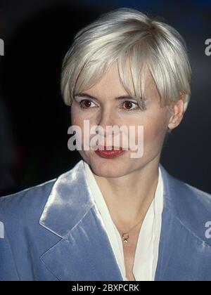 Die amerikanische Schauspielerin und Aktivistin Geena Davis in London 1996 Stockfoto