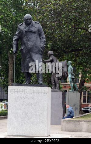 London, Großbritannien. Juni 2020. London nach Wochenende von Black Lives Matter Protest. Kredit: JOHNNY ARMSTEAD/Alamy Live News Stockfoto