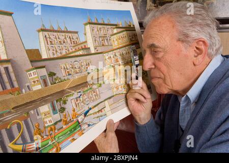 JACQUES MARTIN COMIC-AUTOR Stockfoto