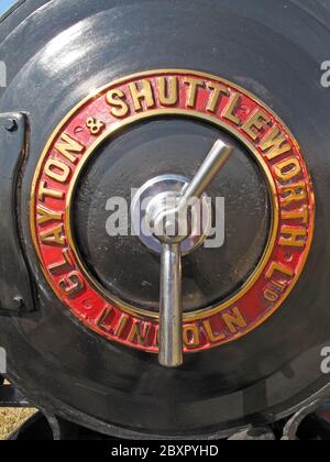 Clayton Shuttleworth Ltd, Logo, Namensschild, Lincoln, lincolnshire, England, Großbritannien Stockfoto