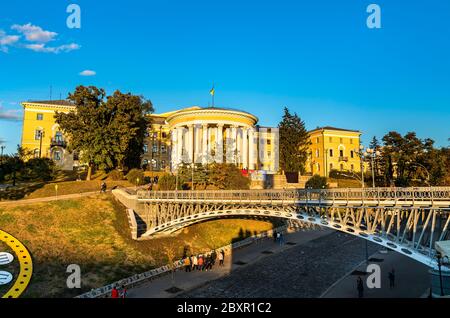 Der Oktober-Palast in Kiew, Ukraine Stockfoto