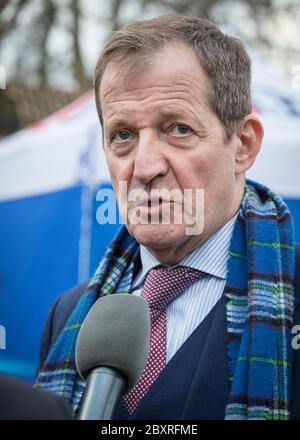 Alastair Campbell, britischer Journalist, Sender, Autor, Downing Street Press Secretary in der Blair Labour Regierung, Großbritannien Stockfoto