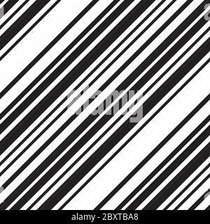 Nahtloses Muster mit schrägen schwarzen Linien Stock Vektor