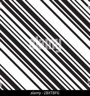 Nahtloses Muster mit schrägen schwarzen Linien Stock Vektor