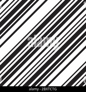 Nahtloses Muster mit schrägen schwarzen Linien Stock Vektor
