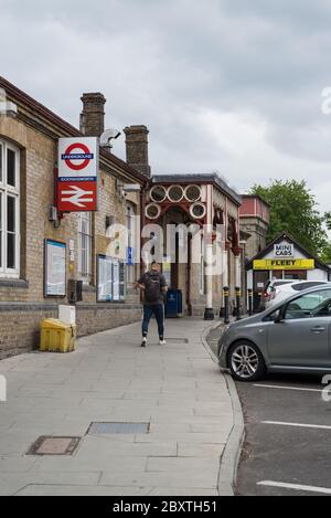 Rickmansworth London U-Bahn und Bahnhof Chiltern, Rickmansworth, Hertfordshire, England, Großbritannien Stockfoto