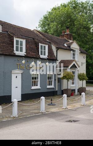 The Cricketers Pub und Restaurant im Dorf Sarratt, Hertfordshire, England, Großbritannien Stockfoto