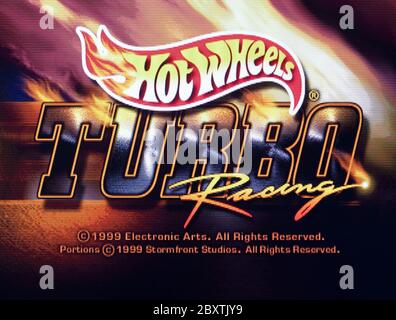 Hot Wheels Turbo Racing - Nintendo 64 Videospiel - nur für redaktionelle Verwendung Stockfoto