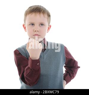 kleine Tyrannen droht Faust Stockfoto