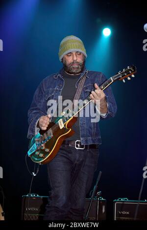 Daniel Lanois & Black Dub treten beim Pori Jazz Festival auf, Finnland 14. Juli 2011 Stockfoto