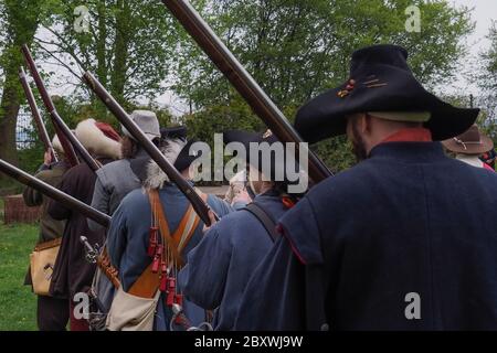 Übung zur Parade Stockfoto