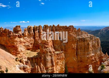 Hoodoos im Black Birch Canyon, Bryce National Park, Utah. Stockfoto