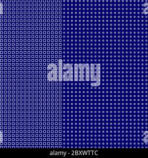 Blauer Hintergrund mit Quadraten Stockfoto
