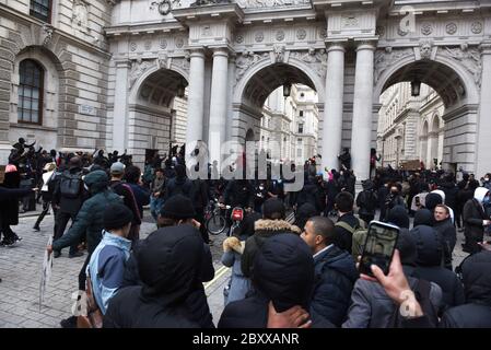 Black Lives Matter Vauxhall to Whitehall March, London, Vereinigtes Königreich, 07. Juni 2020. Quelle: Alamy News Stockfoto