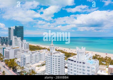 Hotels In South Beach Stockfoto