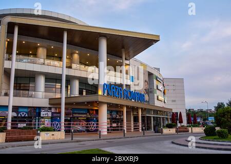 08. Juni 2020:Bukarest, Rumänien. Die plaza Mall wurde während der Pandemie mit Coronavirus oder Covid-19 geschlossen Stockfoto