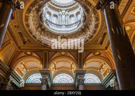 Kuppel im Fitzwilliam Museum in Cambridge, Großbritannien Stockfoto