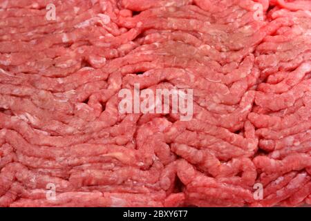 Ein rinderhackfleisch backround Makro Stockfoto