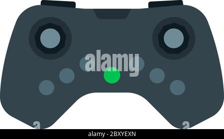 Video-Spiel-Controller Vektor-Symbol flach isoliert Stock Vektor