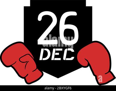 Symbol für den Boxtag Stock Vektor