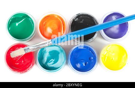 Gouache Stockfoto
