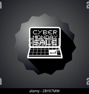 Cyber monday-Symbol Stock Vektor