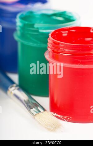 Gouache Stockfoto