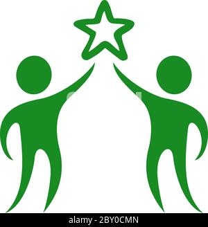 Symbol „Freunde“ Stock Vektor