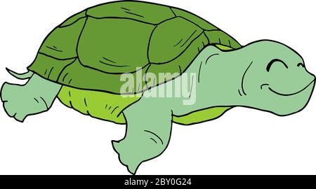 Lustige Schildkröte Stock Vektor
