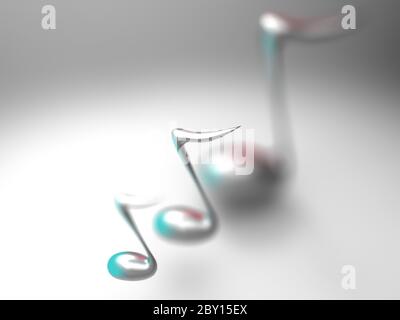 Musik-Noten Stockfoto