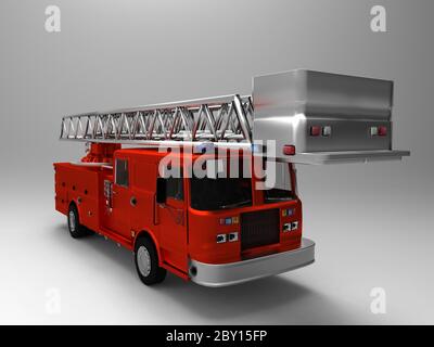 Feuerwehrauto Stockfoto
