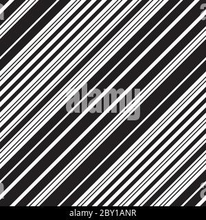 Nahtloses Muster mit schrägen schwarzen Linien Stock Vektor