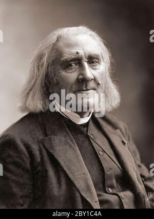 Franz Liszt von Nadar, März 1886 Stockfoto