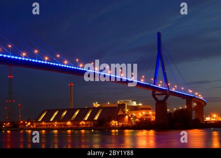 Kohlbrandbrücke Hamburg Stockfoto