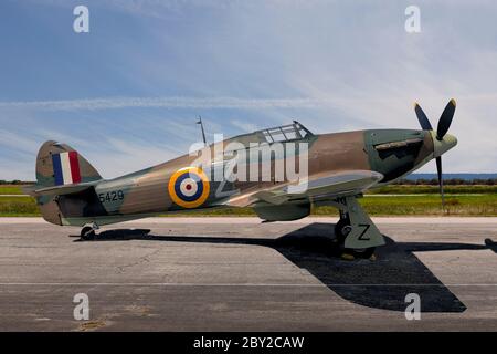 Hawker Hurricane Stockfoto