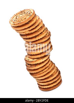 Shortbreads Cookies Turm Stockfoto