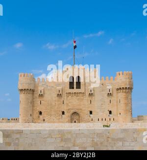 Fort Qaitbey, Alexandria, Ägypten Stockfoto