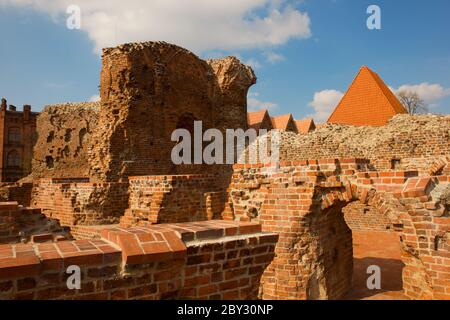 Burg der Deutschen Ritter, Torun, Polen Stockfoto