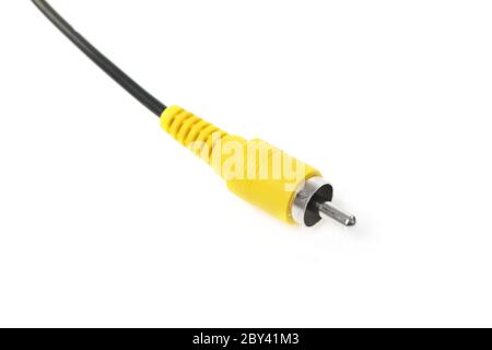 Audio- und Videoanschluss Stockfoto