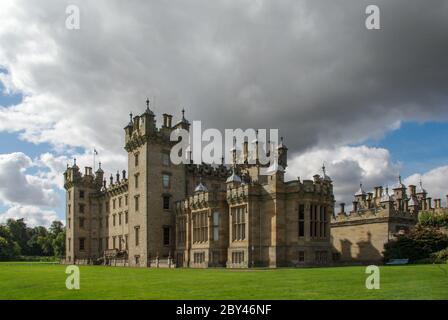 Floors Castle das größte bewohnte Schloss in Schottland und die Heimat des 11. Herzogs von Roxburghe. Stockfoto