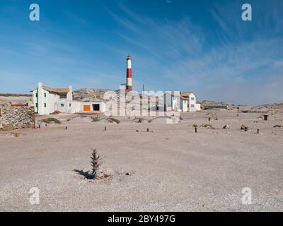 Diaz Point Leuchtturm bei Luderitz in Namibia Stockfoto