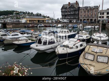 Dartmouth Inner Harbour Dartmouth Devon England Großbritannien Stockfoto