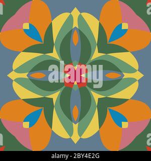 Moderne Abstrakte Malerei Wandkunst Vektor Illustration Stock Vektor