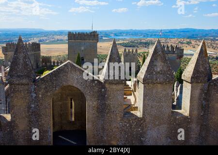 Almodovar del Rio, Cordoba, Spanien Stockfoto