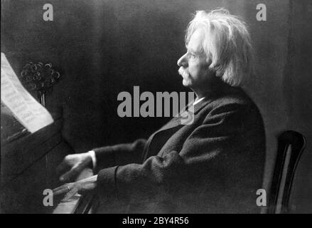 EDVARD GRIEG (1843-1907) norwegischer Komponist. Stockfoto