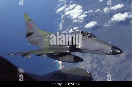 DOUGLAS A-4K SKYHAWK VON DER ROYAL NEW ZEALAND AIR FORCE. Stockfoto