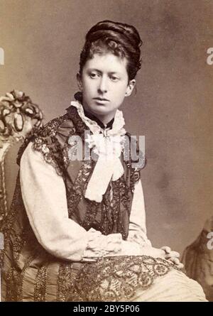 ELIZABETH THOMPSON (1846-1933) britische Malerin, die sich auf Kampfszenen spezialisiert hat Stockfoto